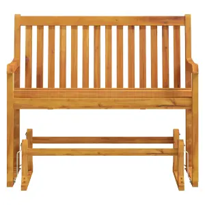 Berkfield Garden Swing Bench 110 cm Solid Acacia Wood