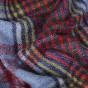 Highland Wool Blend Tartan Blanket / Throw Extra Warm Anderson Anderson / 155cm X 190cm