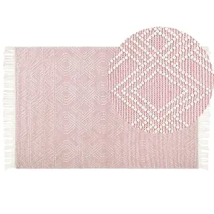 Area Rug 200 x 300 cm Pink ADANA