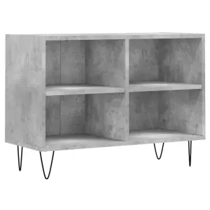 Berkfield TV Cabinet Concrete Grey 69.5x30x50 cm Engineered Wood