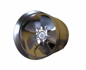 Metal Inline Extractor Fan 325mm / 12.8" Industrial Tube