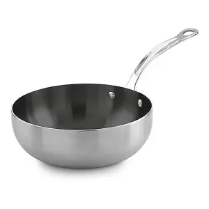 Samuel Groves Classic Non-Stick Stainless Steel Triply 26cm Chefs Pan