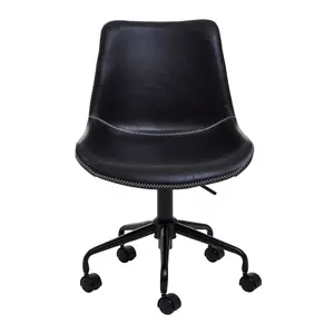 Interiors by Premier Bloomberg Black Home Office Chair