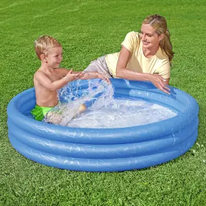 Bestway Plain PVC Inflatable pool (W) 1.02m x (L) 1.02m