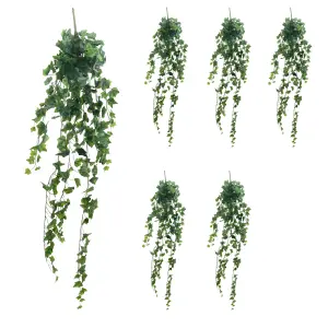 Blooming Artificial - 130cm / 4.25ft Green Artificial Ivy Foliage Multi-Pack