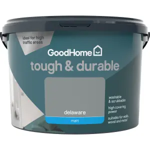 GoodHome Durable Delaware Matt Emulsion paint, 2.5L