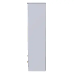 Helmsley 2 Door 2 Drawer Wardrobe in White Ash (Ready Assembled)