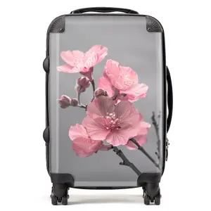 Delicate Pink Flowers Suitcase - Cabin