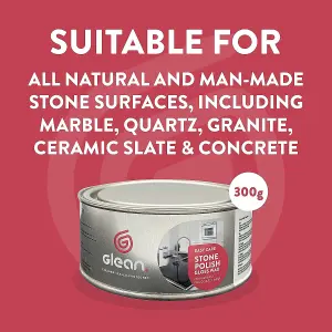 GLEAN Stone Polish Gloss Wax - 300g