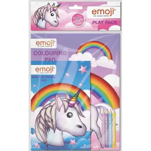 Emoji Unicorn Colouring Set Multicoloured (One Size)