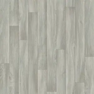 Grey Wood Effect Vinyl Flooring 6m x4m (24m2)