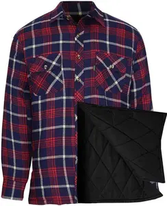 Champion Totnes Quilted Padded Shirt, Red / Large