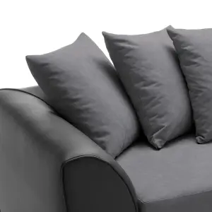 Dylan 3 Seater Sofa in Dark Grey