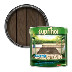 Cuprinol Boston teak Matt Decking Wood stain, 2.5L