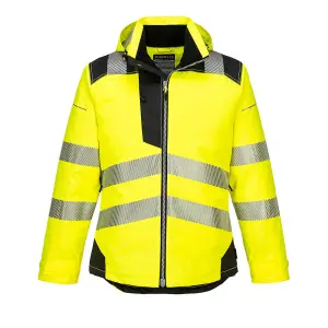 Portwest PW3 Hi-Vis Winter Jacket Yellow/Black - XS