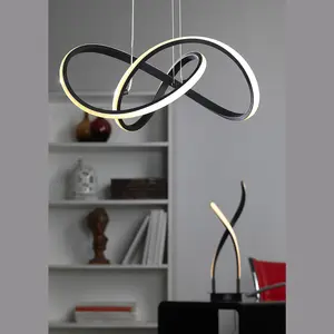 Luminosa Dafne Swirl Integrated LED Pendant Ceiling Light, 4000K