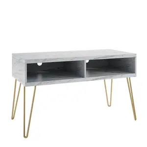 Novogratz Athena TV-Stand White Marble