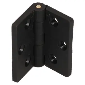 Reinforced Nylon Hinge Plastic 64x67mm Italian Industrial Door Locker Hatch 2PK