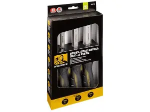 Roughneck Professional Bevel Edge Chisel Set, 3 Piece