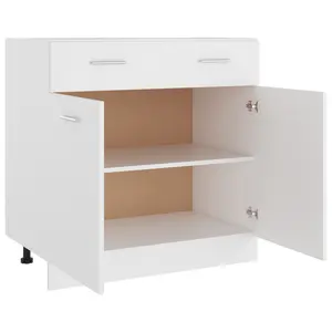 81.5cm Kitchen Pantry White