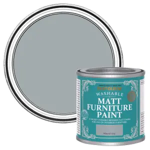 Rust-Oleum Mineral Grey Matt Multi-room Furniture paint, 125ml