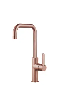 Francis Jeroni Horizontal Spout One Handle Copper Cold Open Mono Kitchen Mixer Tap