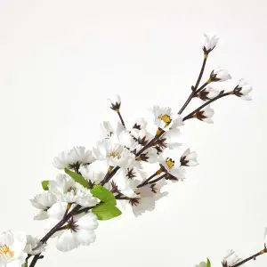 Homescapes Artificial Blossom Tree with White Silk Flowers - 5 Feet