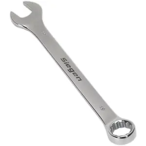 Premium 19mm Hardened Steel Combination Spanner with Polished Chrome Finish