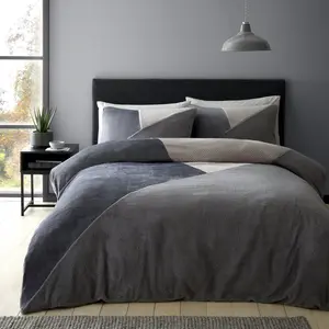 Cosy Larsson Geo Fleece Duvet Cover Set Single