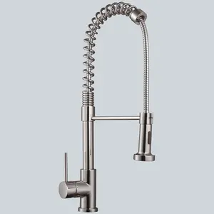 UK Homeliving Avalon Kitchen Sink Mixer Tap - Pull Out Chrome