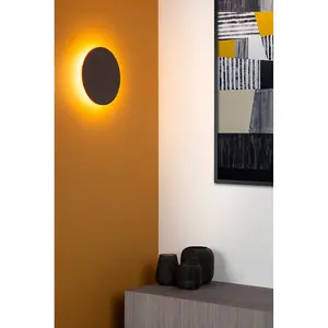 Lucide Glimpse Modern Wall Light 22cm - LED - 1x11W 2700K - Brown