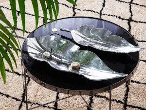 Decorative Bowl AMRUS Gloss Silver