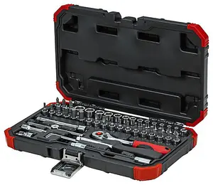 Socket Set 1/4" Drive sizes 4-14mm 46pcs