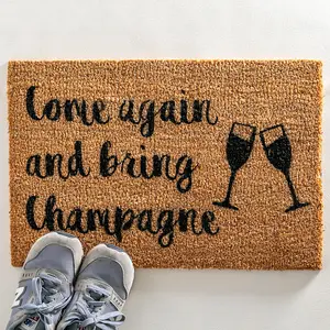 Bring Champagne Doormat - Regular 60x40cm