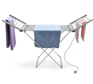 Heated Energy Efficient Winged Drying Clothes Airer