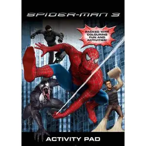 Spider-Man 3 Characters Activity Pad Multicoloured (One Size)