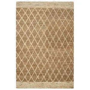 Jute Area Rug 200 x 300 cm Beige ZORAVA