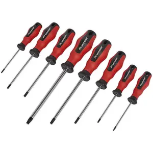 8 PACK Premium S2 STEEL Soft Grip Screwdriver Set TRX Star Security Various Size