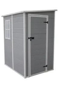 5x4 Foot Plastic Garden Storage Shed