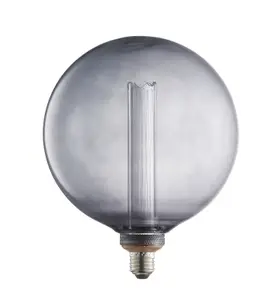 LED Filament Lamp Bulb Smoked Glass 2.8W LED E27 Warm White Globe Bulb