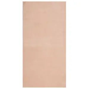 Rug HUARTE Short Pile Soft and Washable Blush 100x200 cm