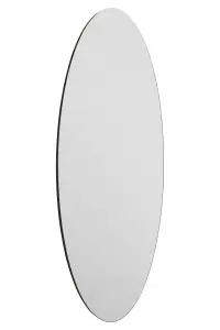 MirrorOutlet The Ovale Frameless Oval Wall Mirror 120CM x 50CM