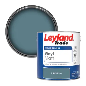 Leyland Trade Vinyl Matt Walls & Ceilings Emulsion Paint (S 5020-B10G) 2.5L