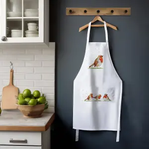 Purely Home Robins Kitchen Apron - Cooking & Baking Gift/Present