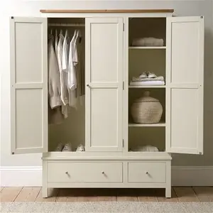 Simply Cotswold Classic Cream Triple Wardrobe