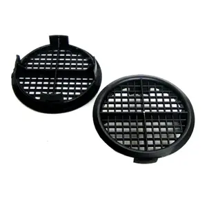 50 x Black Plastic 70mm Round Soffit Air Vents/Upvc Push Fit Eaves Disc Fascia