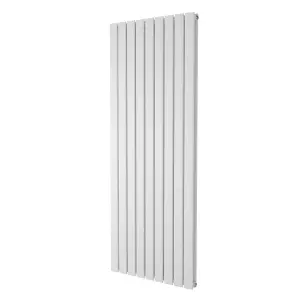 Porter White Double Vertical Flat Panel Radiator - 1200x612mm