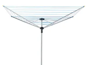 Hills Airdry 4 Arm Garden Rotary Clothes Dryer With Ground Socket - 40 Meter Washing Line