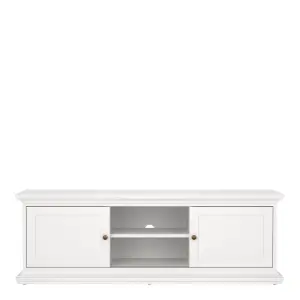 Paris TV-unit 2 frame Doors in White