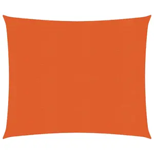 Berkfield Sunshade Sail 160 g/m2 Orange 2.5x2.5 m HDPE